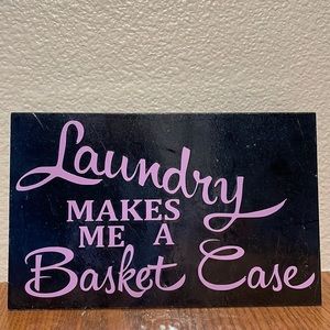 Wood sign that can stand on its own